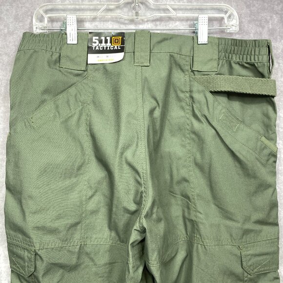 5.11 Tactical Taclite Pro Pants Mens 36x32 TDU Green Ripstop 8 Pockets Utility - Picture 5 of 15